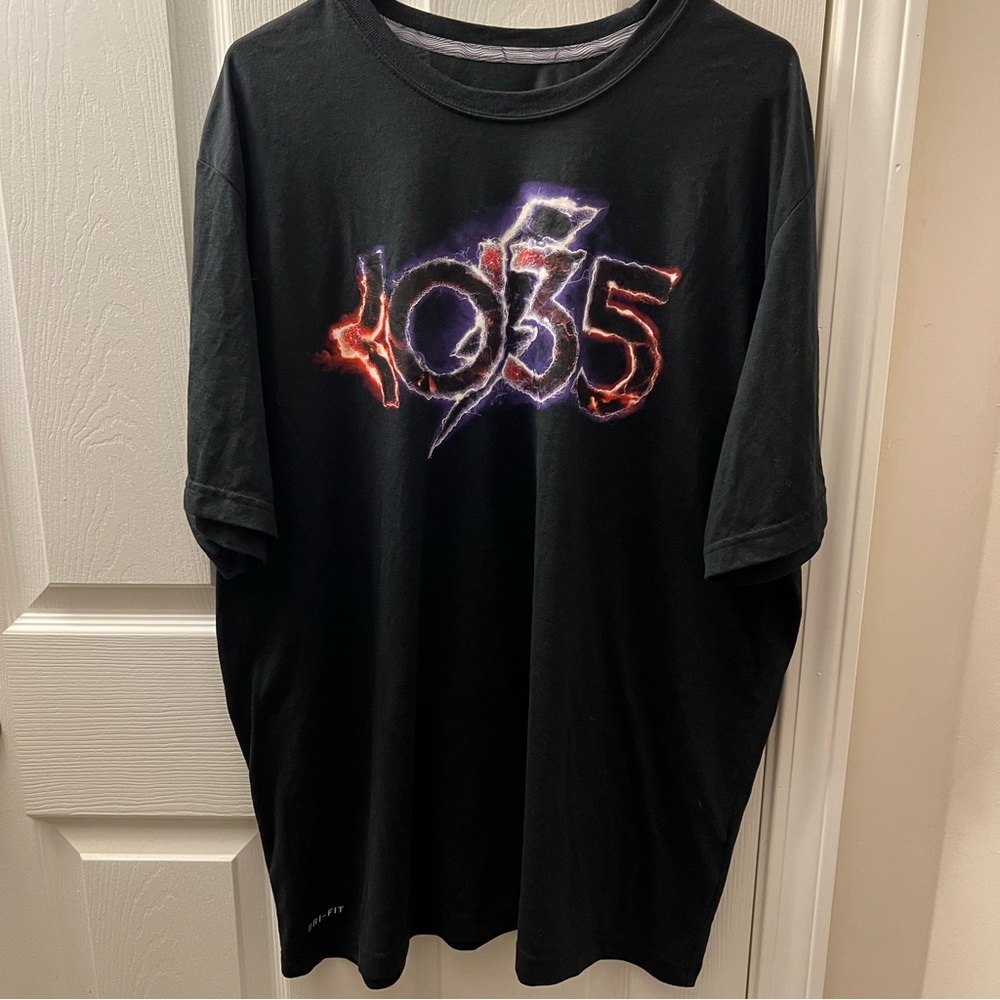 Nike Dri Fit KD35 Kevin Durant Black Shirt Size XXL